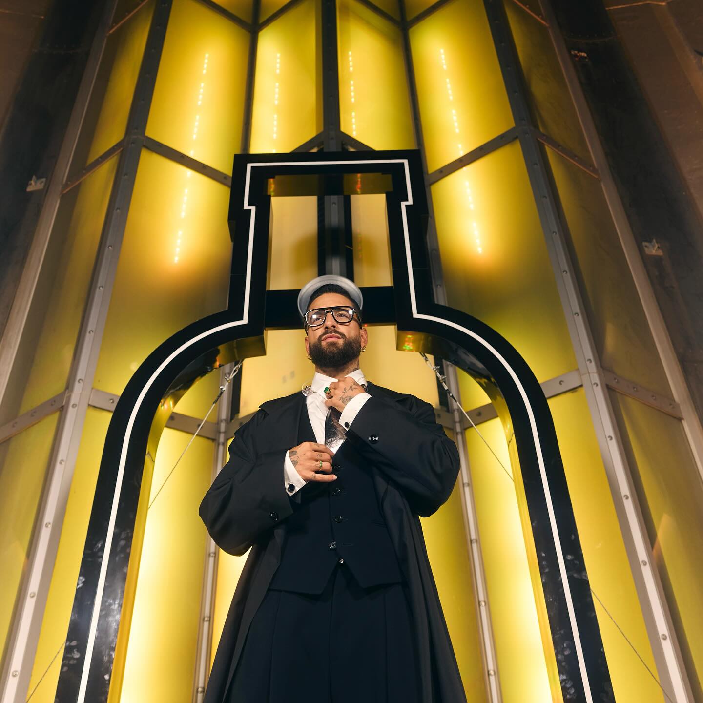 ¡Maluma cantó en el Empire State!